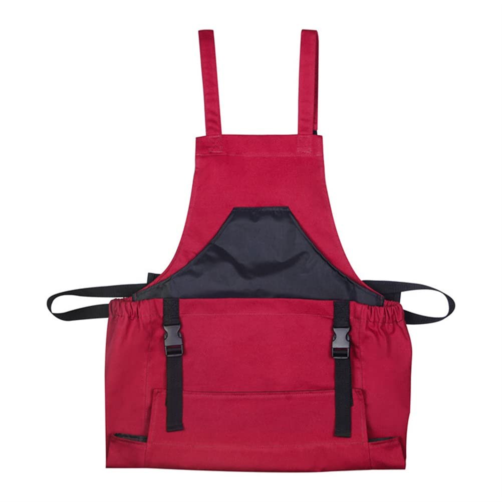 Delantal de jardinería práctico con gran bolsillo de cosecha