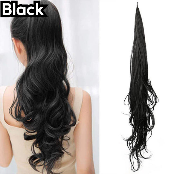 Γυαλιστερή αλογοουρά για μια κομψή εμφάνιση