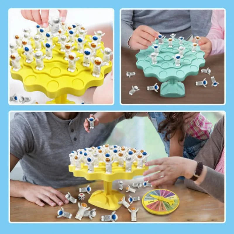 Jeu d’équilibre astronautes pour stimuler l’apprentissage
