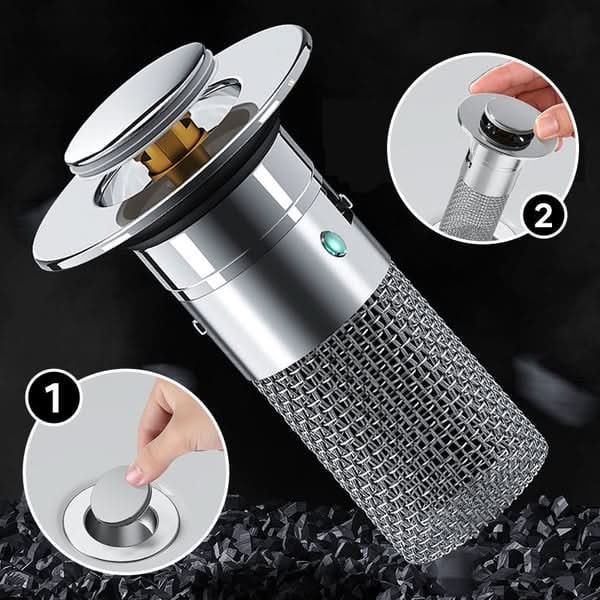 Filtre - Gardez votre évier dégagé sans plombier nécessaire !
