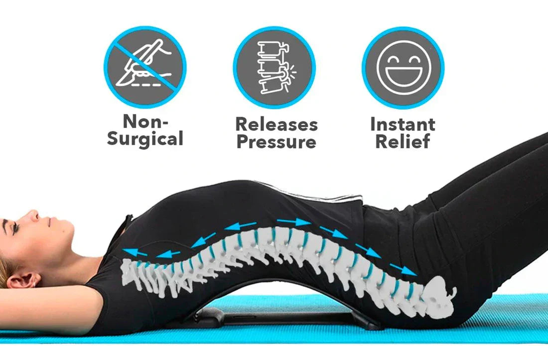 Ryggsøyle stretcher for en avslappende følelse 