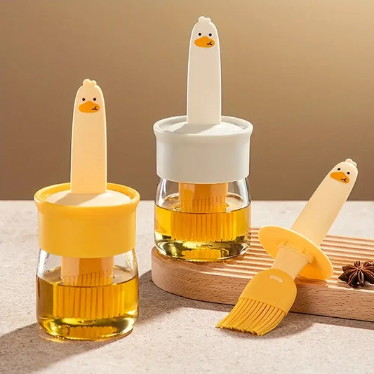 Controleer de olie in de keuken zonder het overal te morsen 