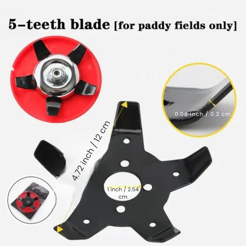 Kit de lames de désherbage adaptable pour tous terrains