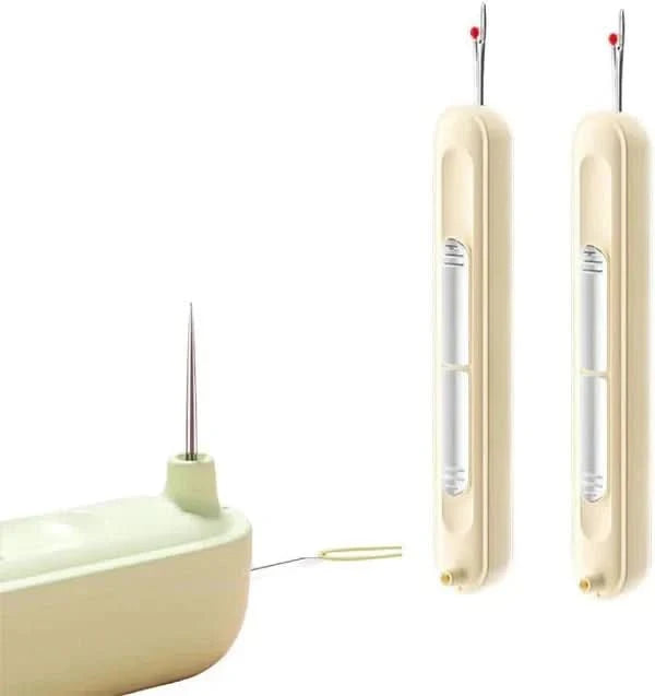Outil couture 2-en-1 – Enfile-aiguille et découd-vite pratique (x2)