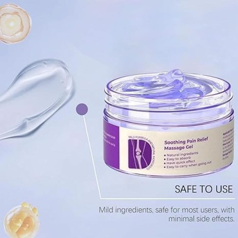 Gel calmante natural para aliviar dolores y tensiones 