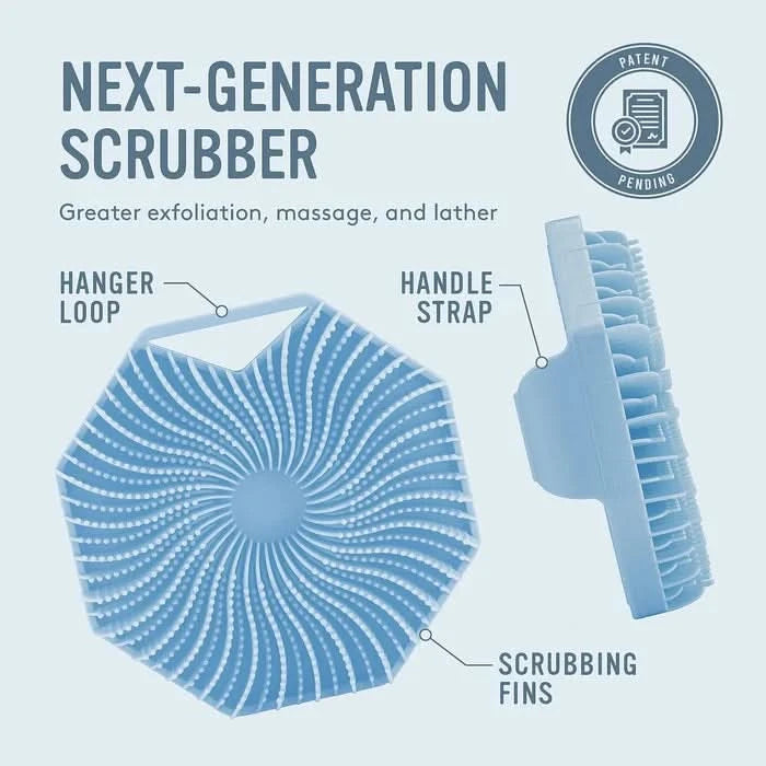 Brosse peeling corporel hygiénique pour une peau éclatante