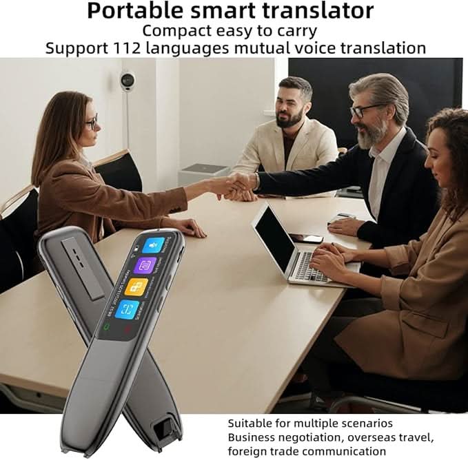 Stylo Traducteur Multifonction – Lecture & Traduction de 112 Langues en Temps Réel