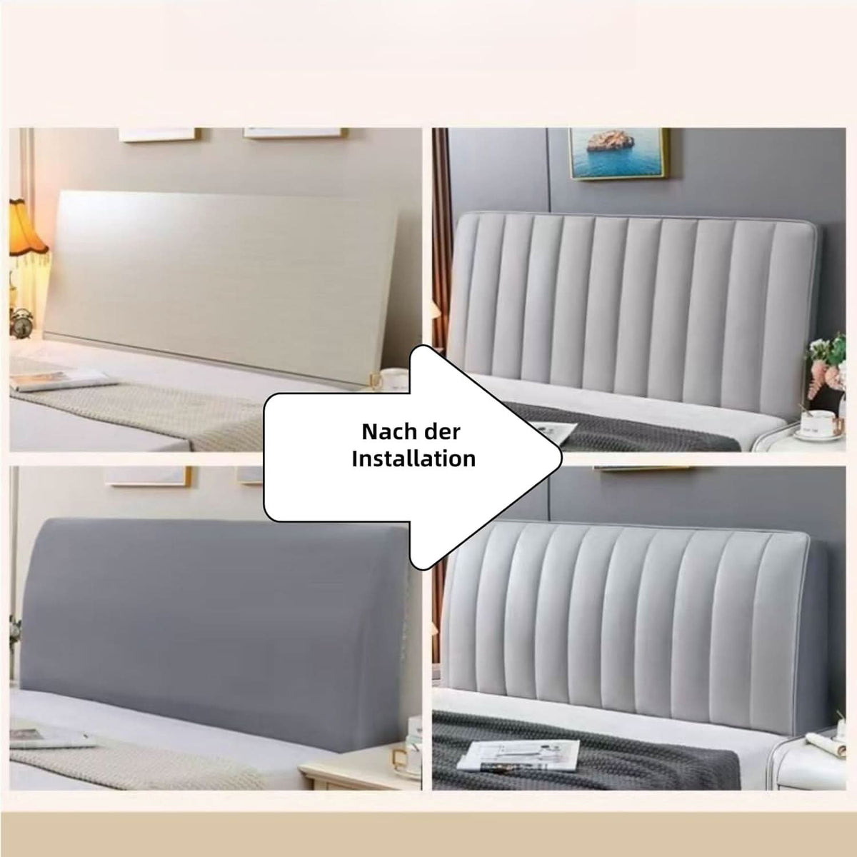 Housse de Tête de Lit Élégante pour une Chambre Raffinée