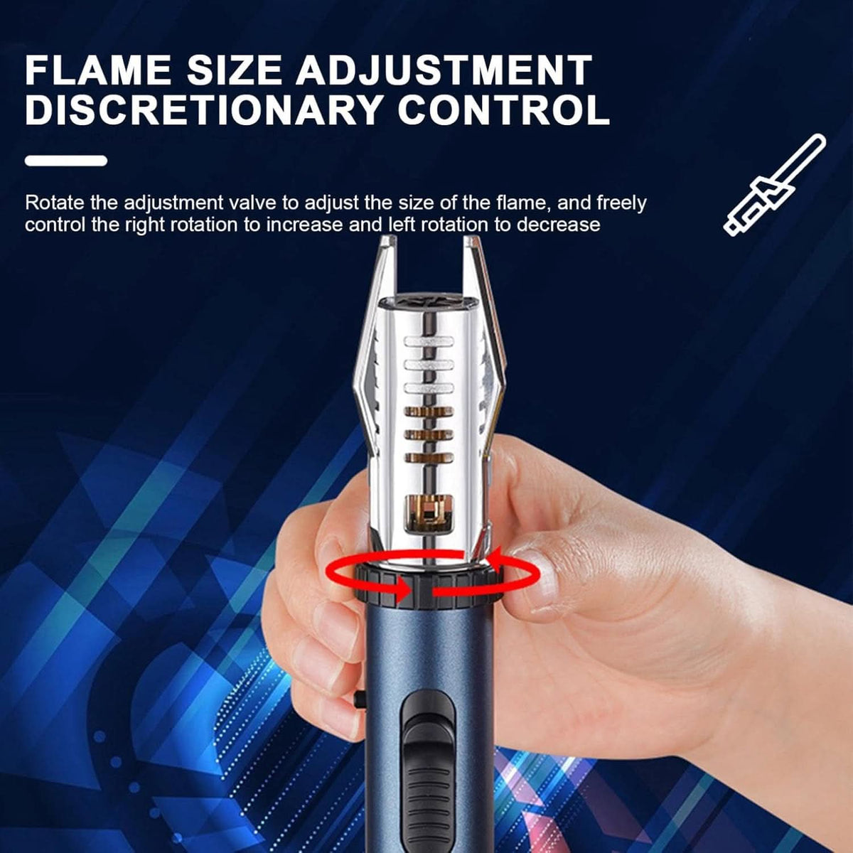 Briquet tempête sabre laser – Allumage fiable en toutes circonstances