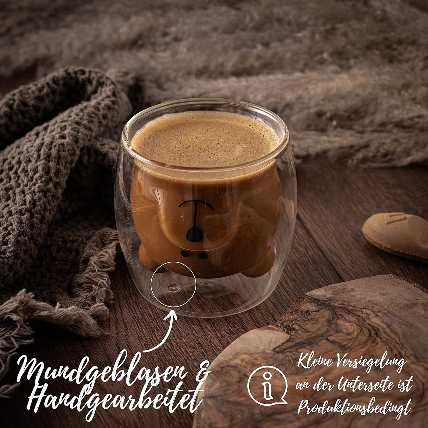 Kaffekop i bjørneform - Sød og praktisk 