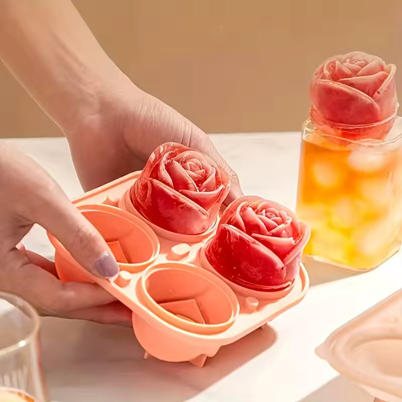 Moule à glaçons - Style fleur pour cocktails raffinés