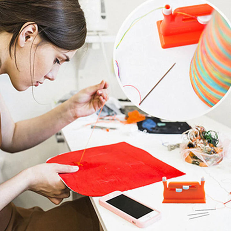 Fűzze be a tűit 1 másodperc alatt, erőfeszítés nélkül! 