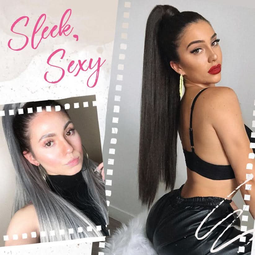 Extension queue de cheval glamour pour un look chic