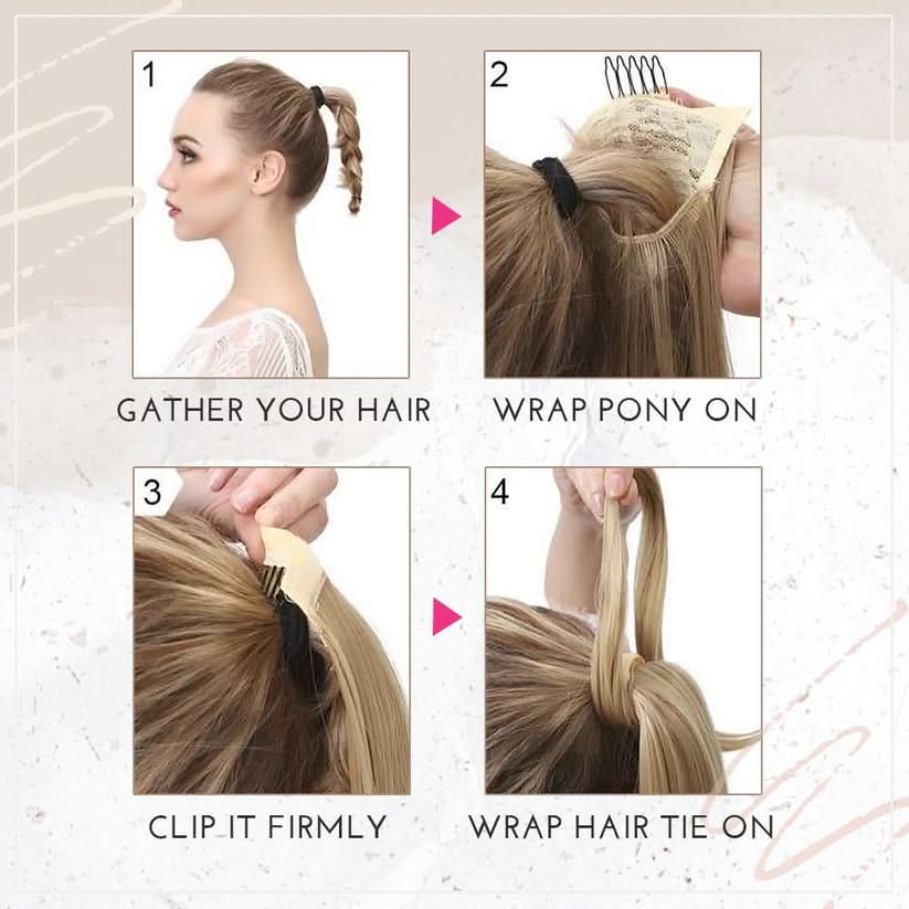 Extension queue de cheval glamour pour un look chic