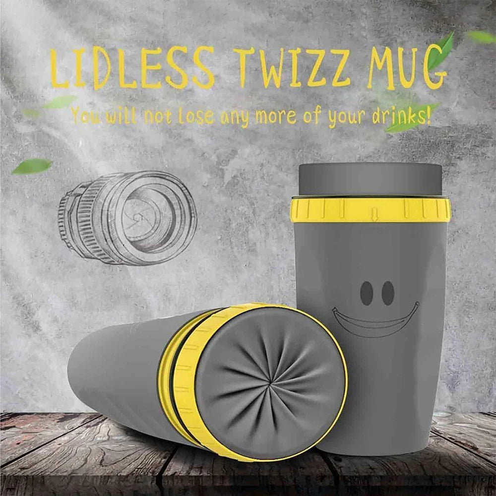 Vattentät mugg utan lock – Drick utan att spilla 