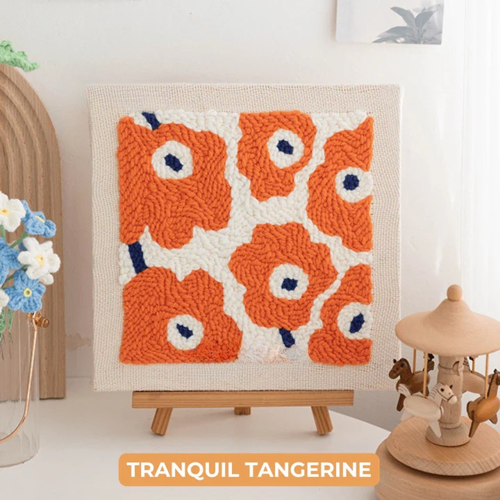 Punch needle broderisett 