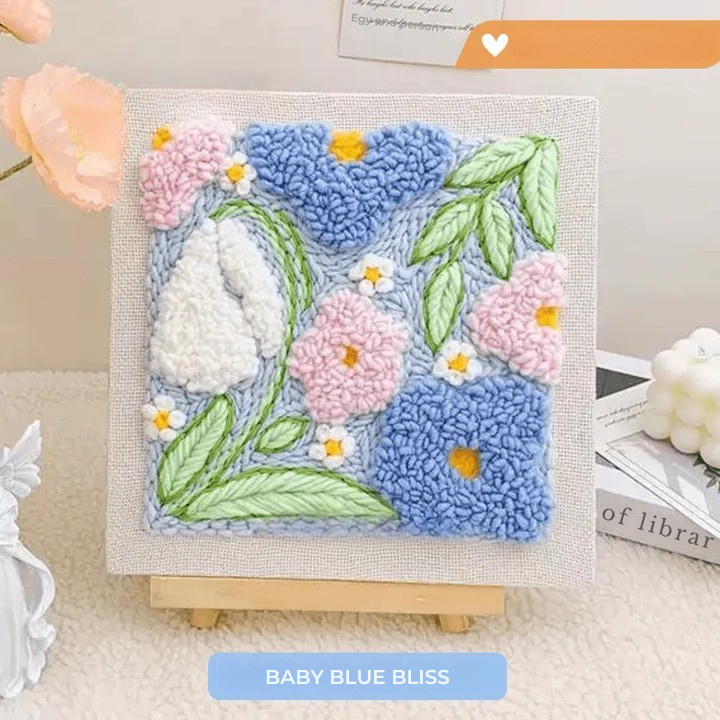 Punch needle broderisett 