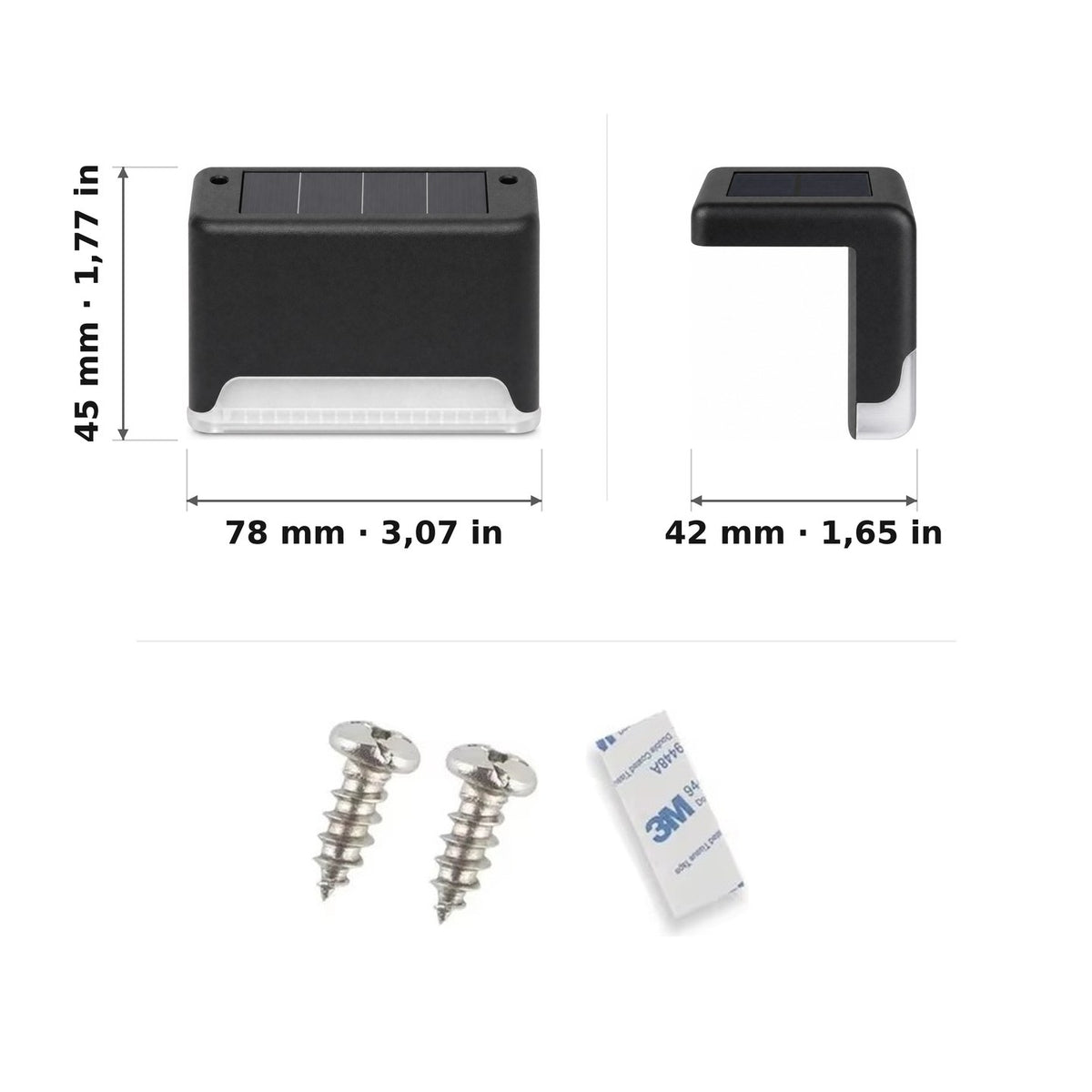 Lâmpada solar LED ultra-potente para o exterior 