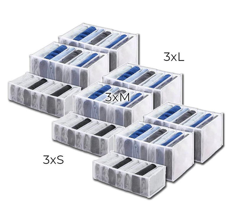 Storage box kit to organize your drawers (x3) – MINOPIA