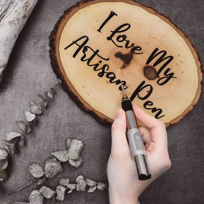 木材、ガラス、または金属に精密に刻印します 