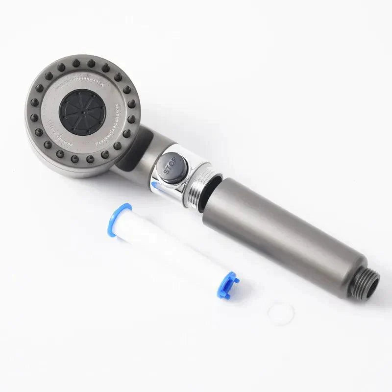 4-i-1 filtrerende bruser med justerbart tryk 