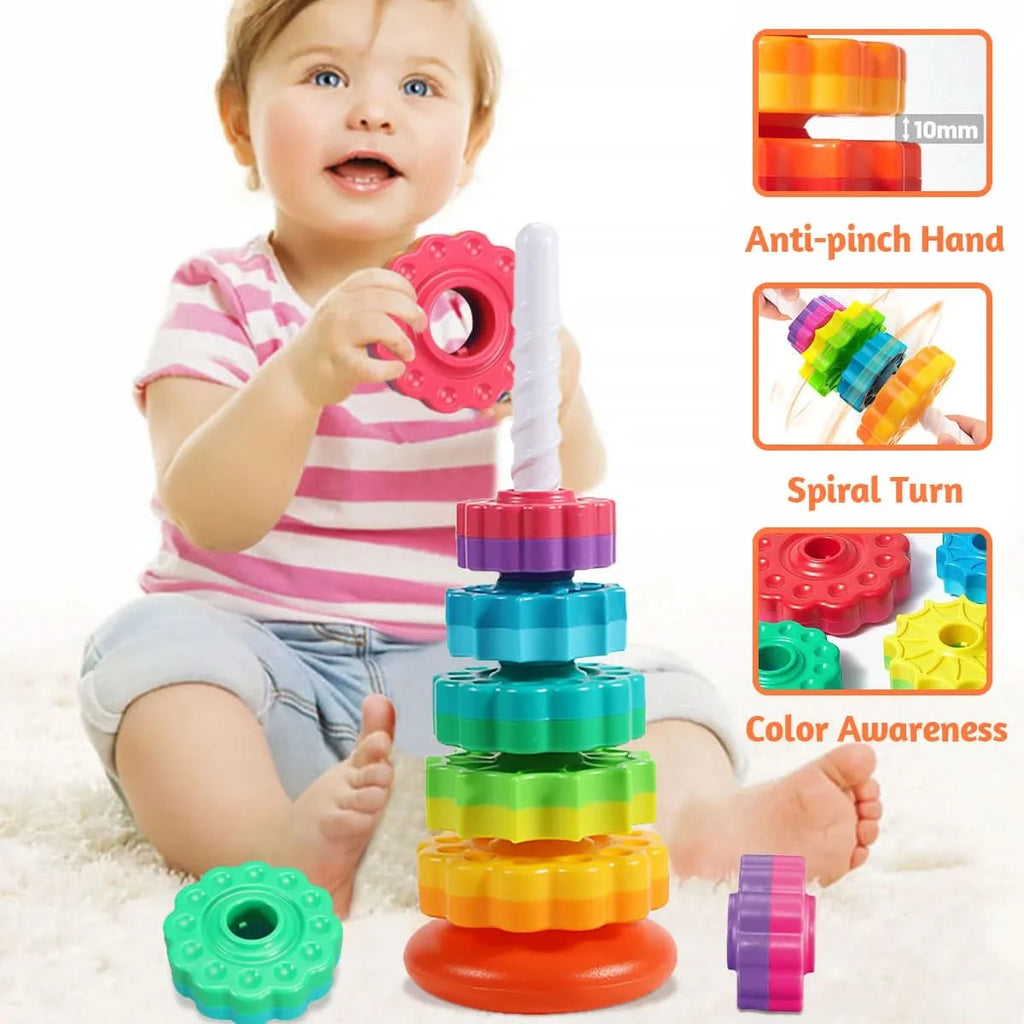 Jeu d’empilage pour bébé – Éveil et apprentissage