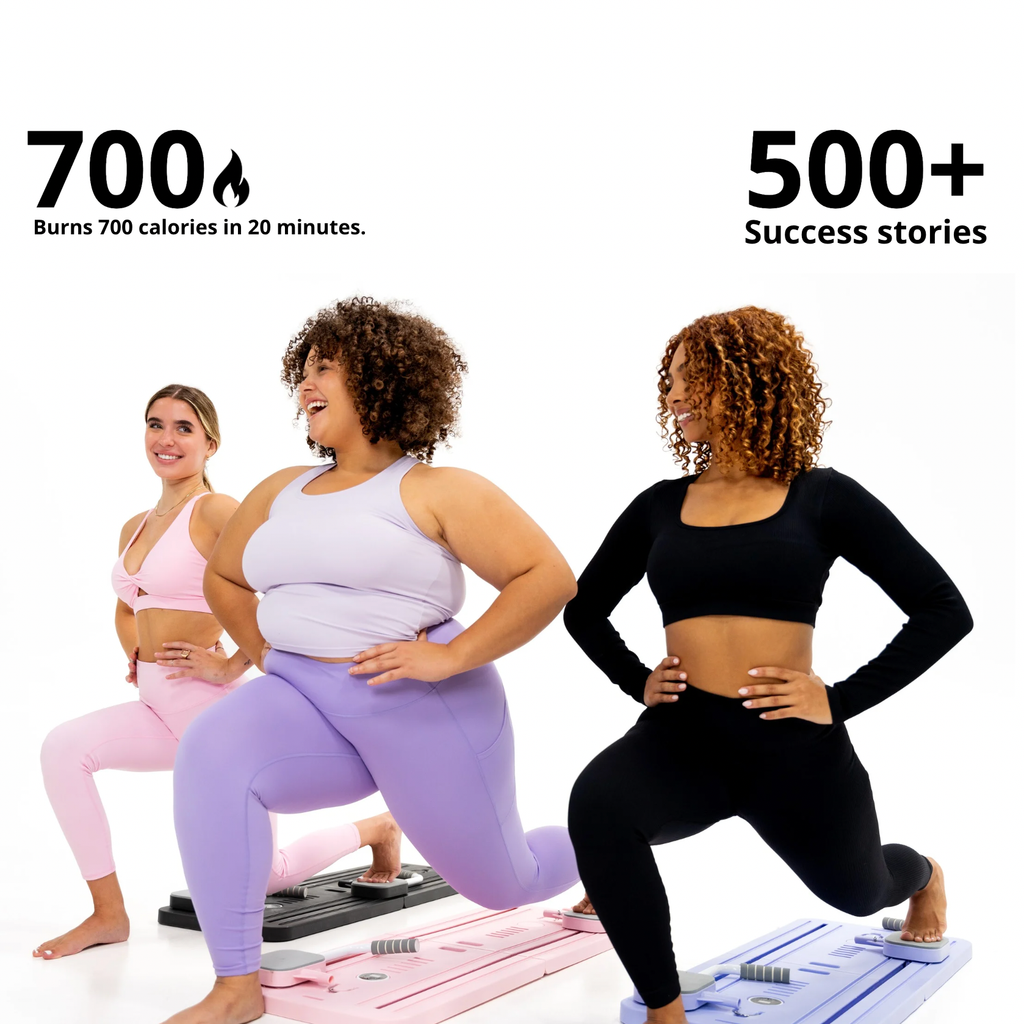 Planche de pilates pliable multi-usages pour fitness à domicile