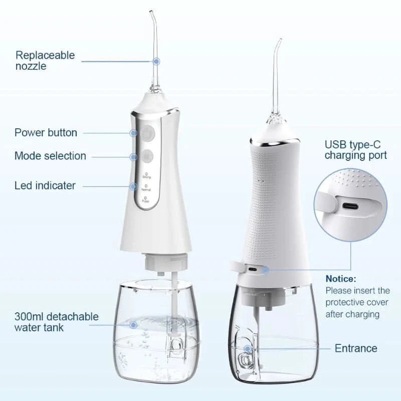 Hydropulse rechargeable pour soins dentaire