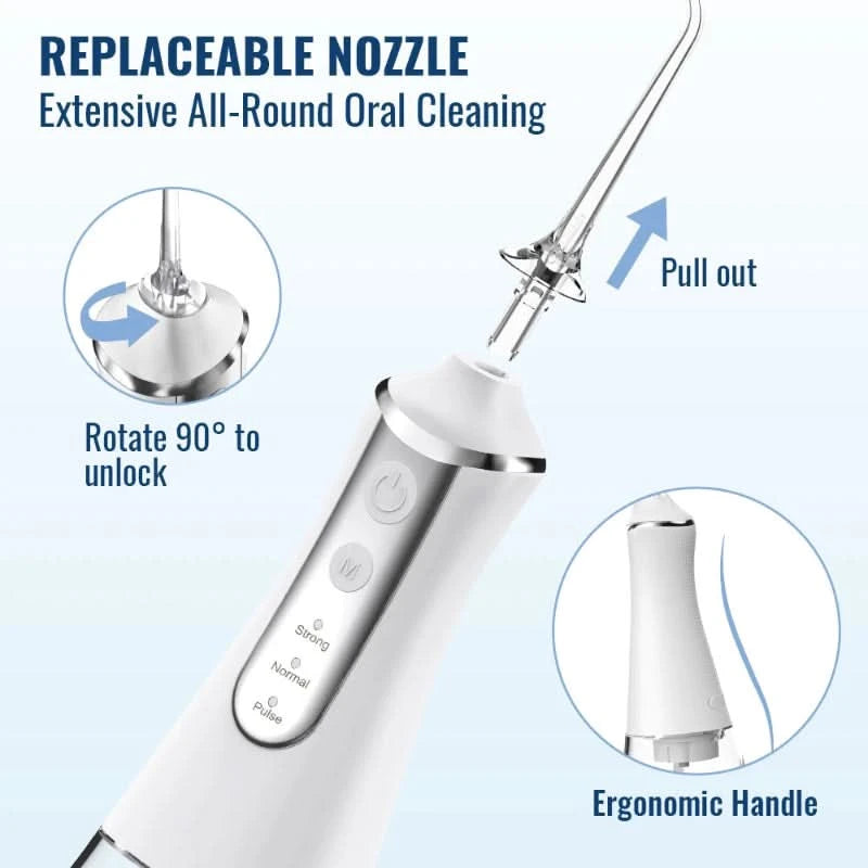 Hydropulse rechargeable pour soins dentaire