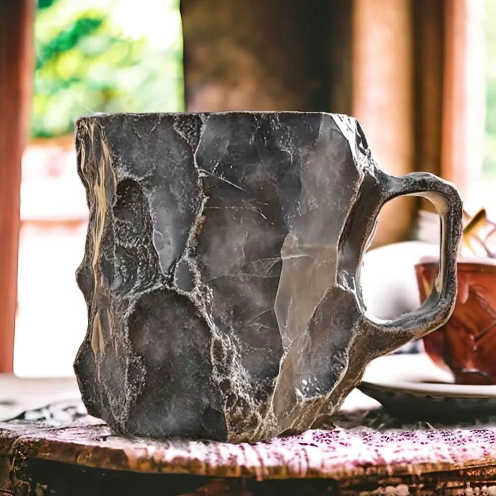 Tasse à café en cristal minéral – Élégance naturelle