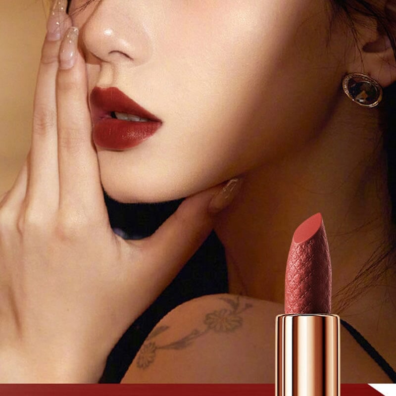 Matte lipsticks in a chic handbag box 