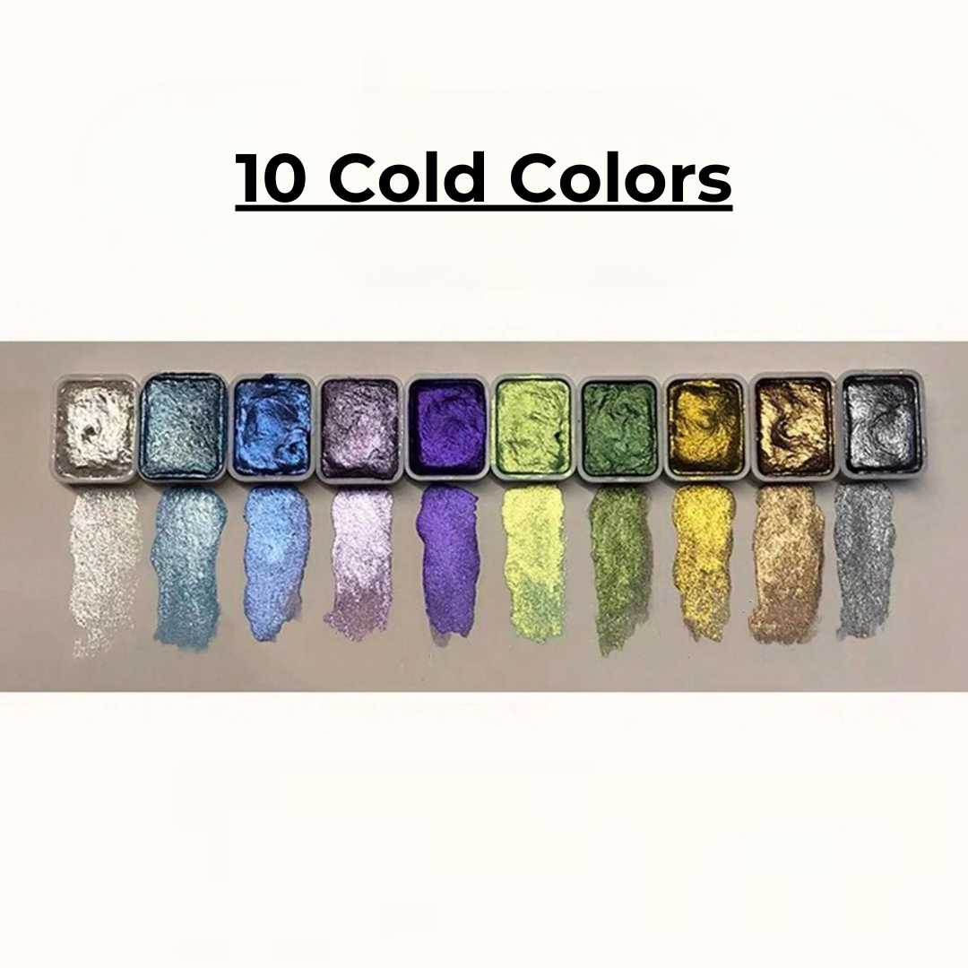 Pearlescent watercolor – Intense brilliance and radiant shades 