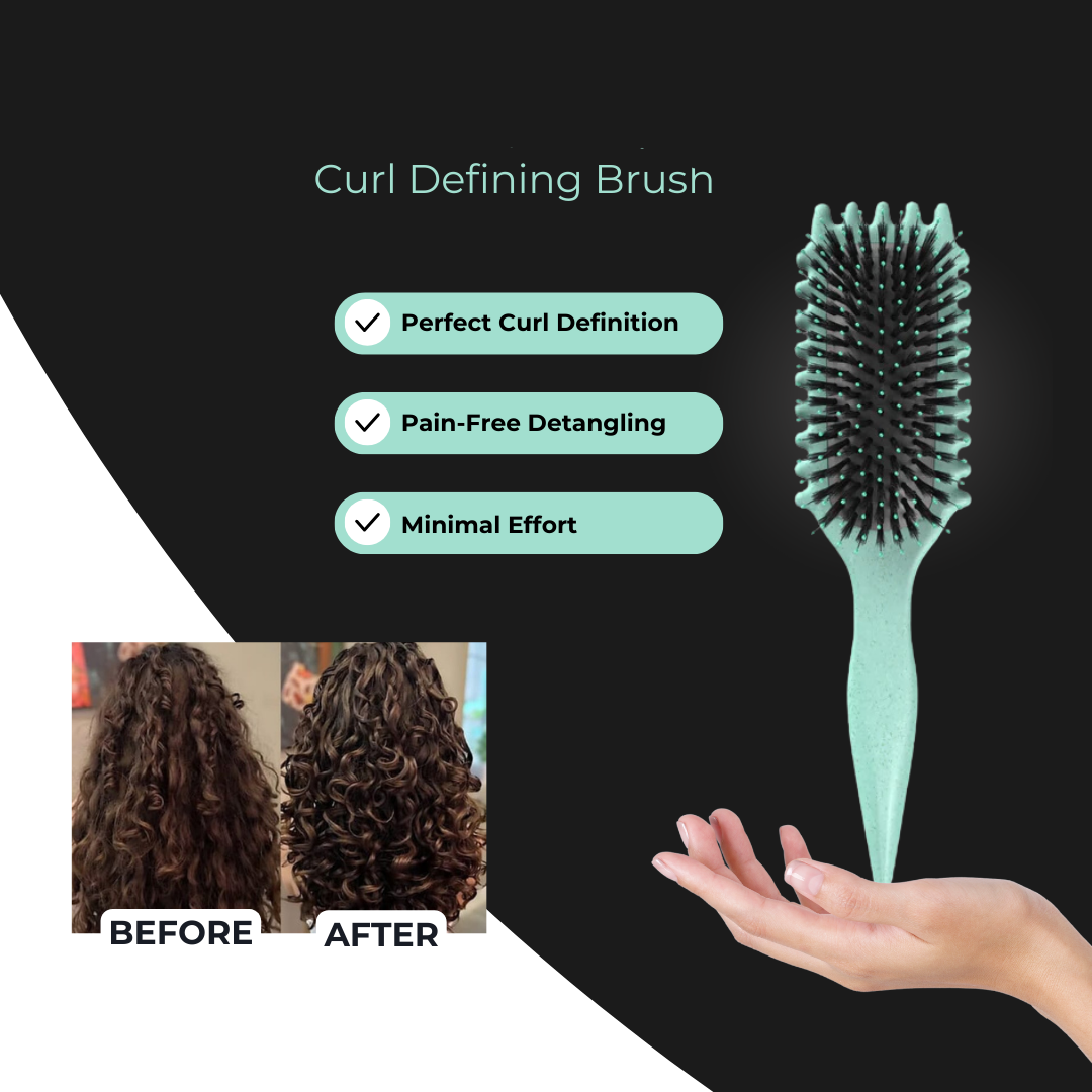 Brosse cheveux pour des  boucles définies sans frisottis