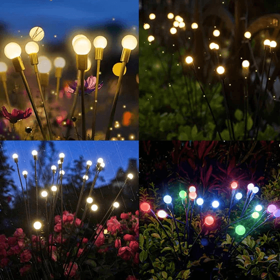 Lampes de jardin à lucioles pour une ambiance féerique