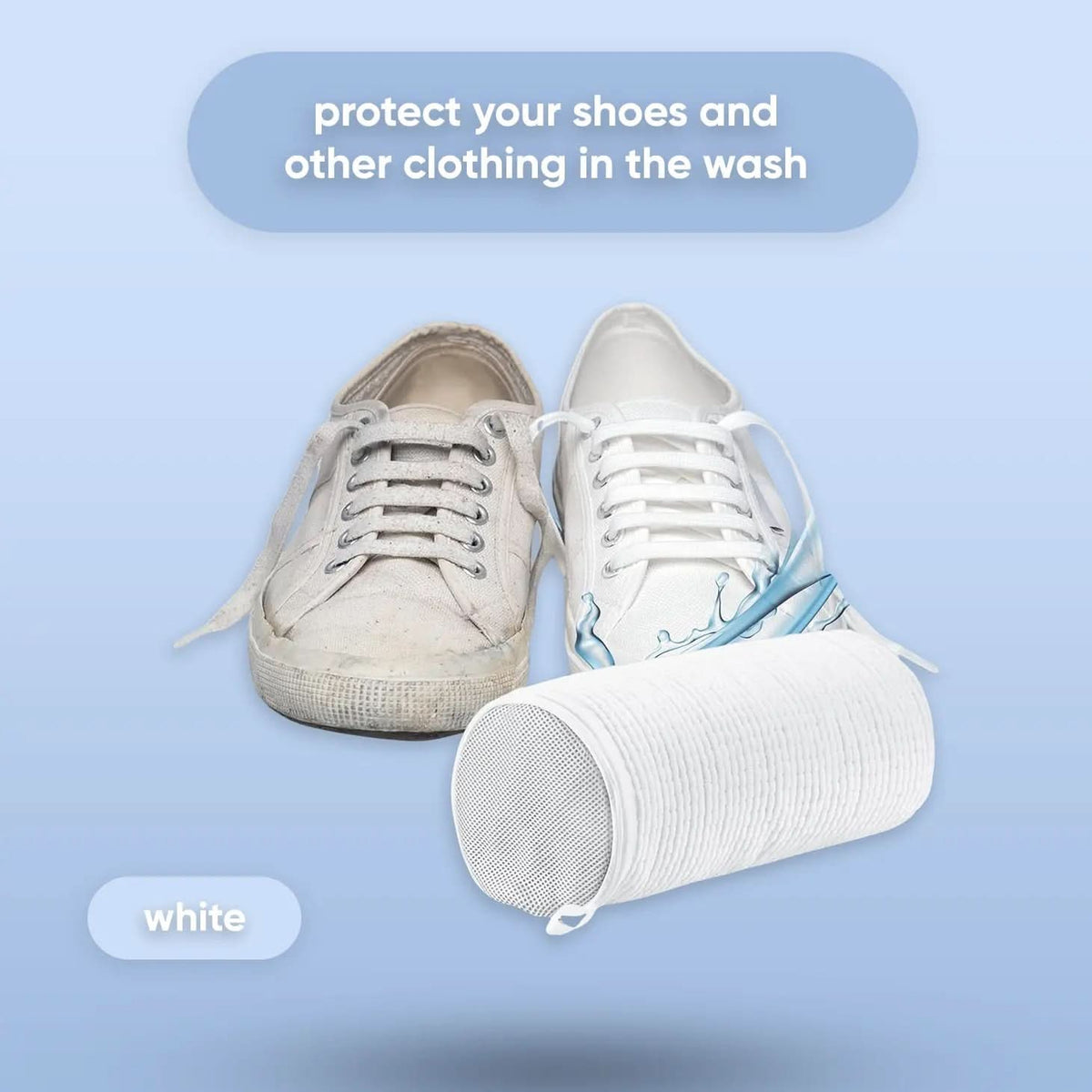 Sac de Lavage Protecteur pour Chaussures en Machine
