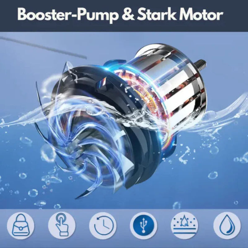 Bærbar dusj - For å holde seg ren overalt 