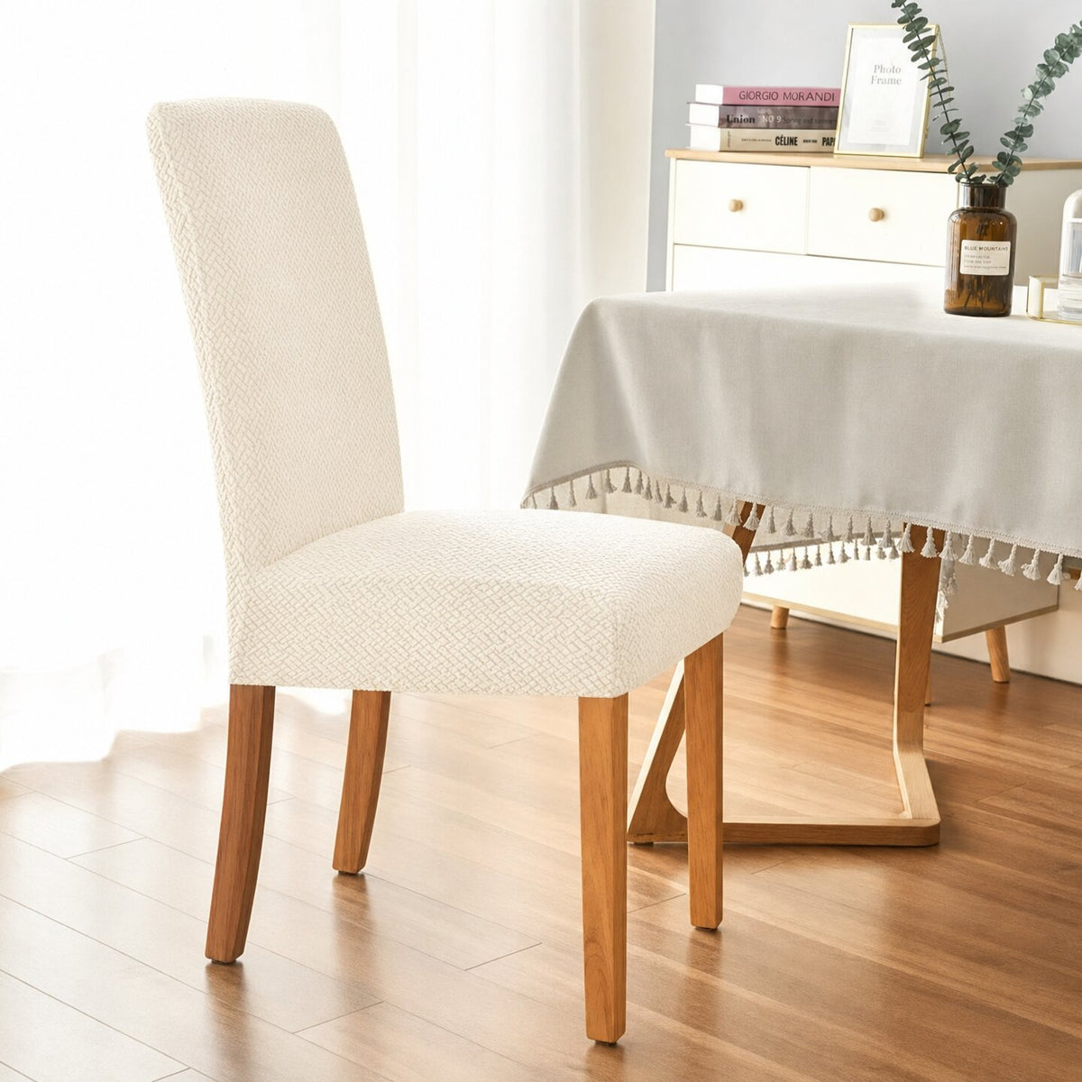 Premium stretch chair covers for durable protection 
