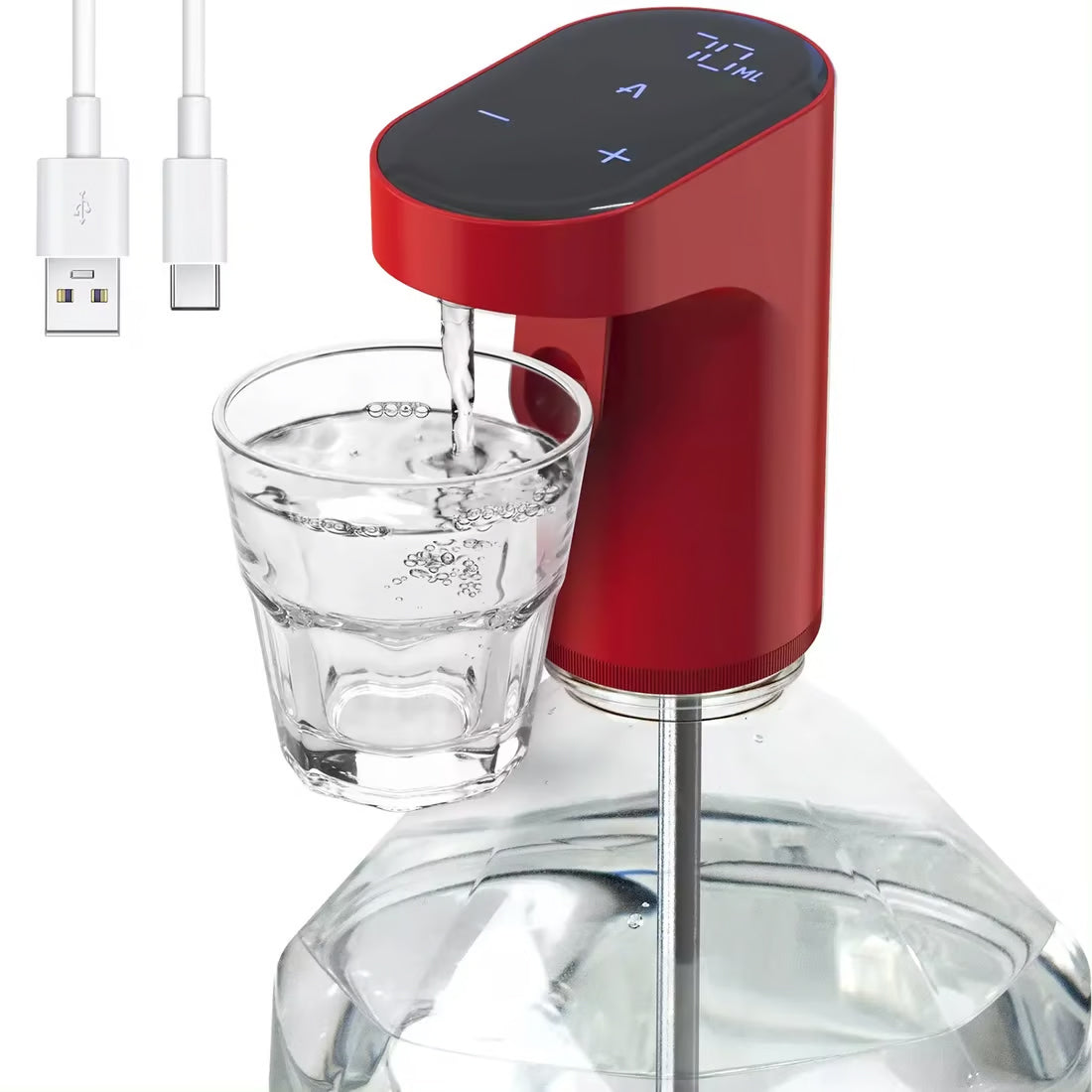 Precise electric pourer for wine and beverages 