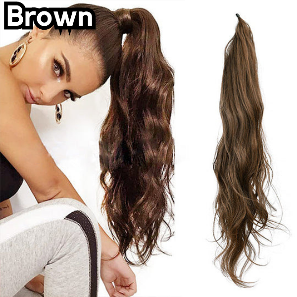 Extension queue de cheval glamour pour un look chic